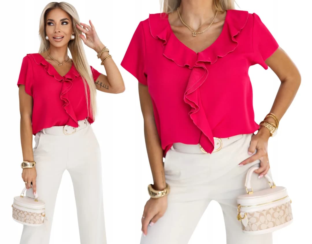 Malinowa bluzka: dodaj koloru swojej garderobie w letniw dni