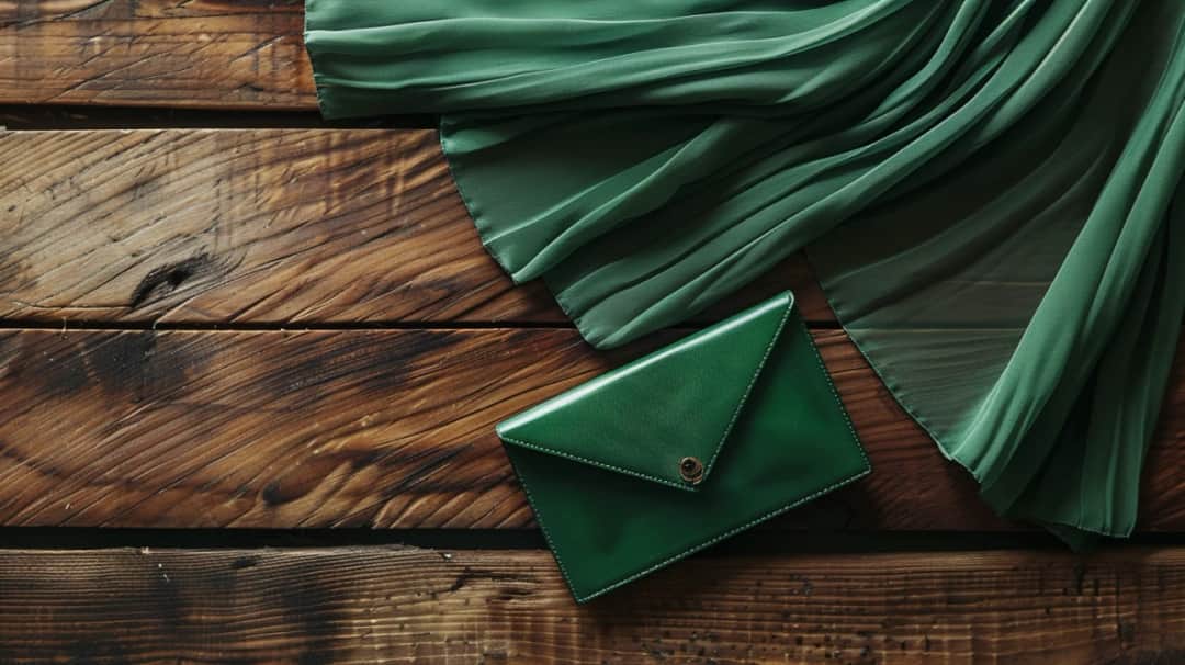 Kopertówka butelkowa zieleń: elegancka opcja na każdą okazję