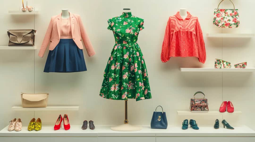 Zielona sukienka w różowe kwiaty: Modny wybór? Oto opinie stylistek