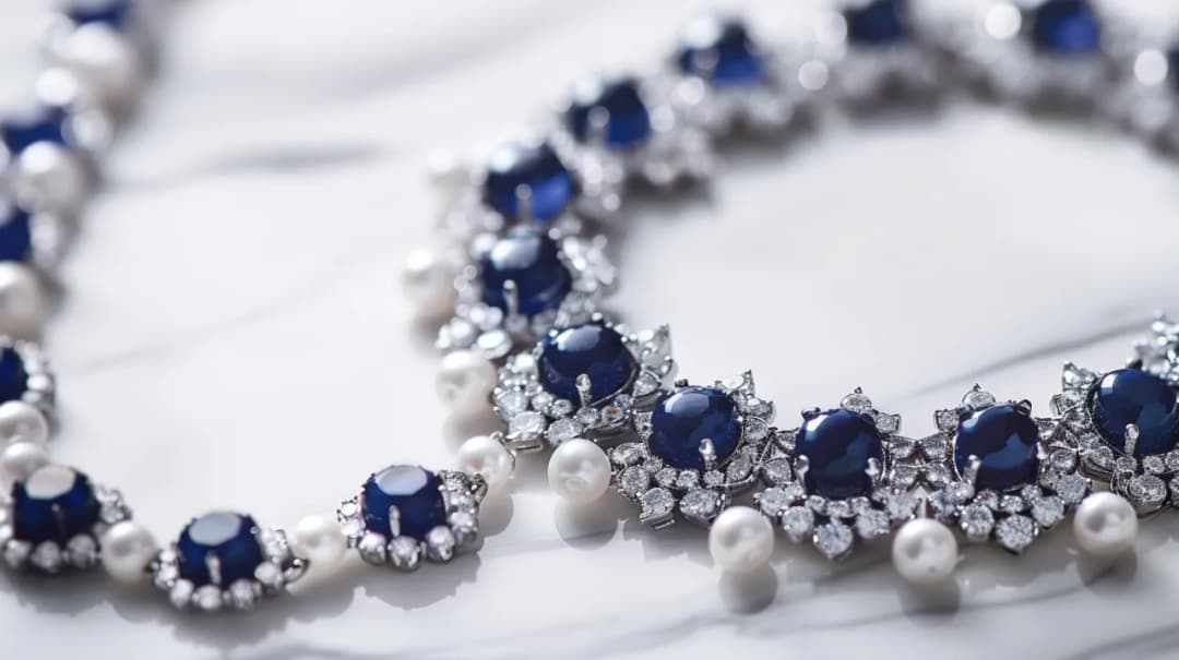 Granatowy naszyjnik - elegancki akcent do każdej Twojej stylizacji