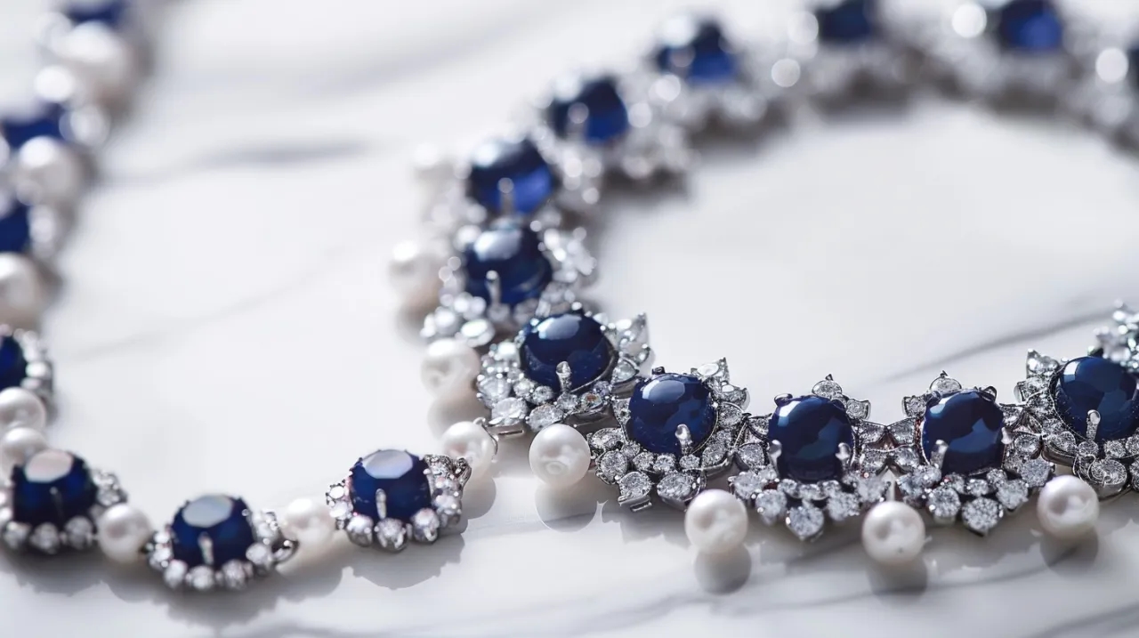 Granatowy naszyjnik - elegancki akcent do każdej Twojej stylizacji