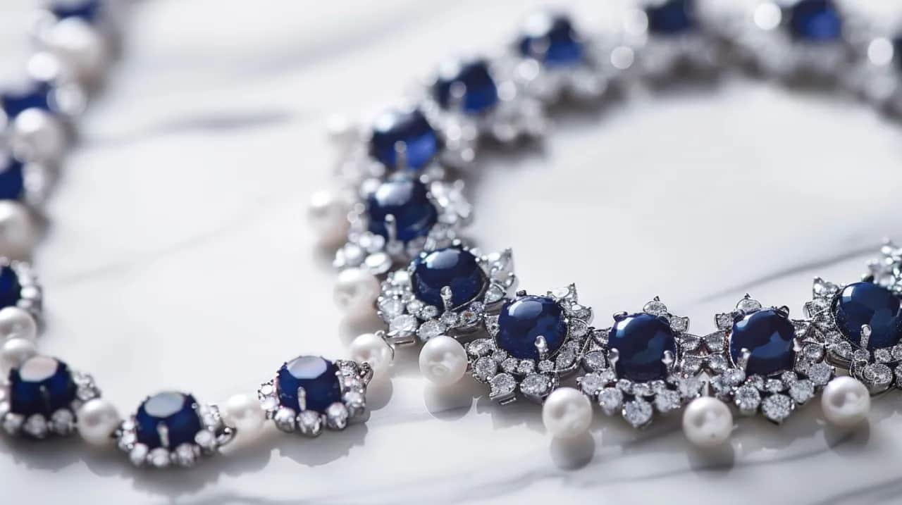 Granatowy naszyjnik - elegancki akcent do każdej Twojej stylizacji