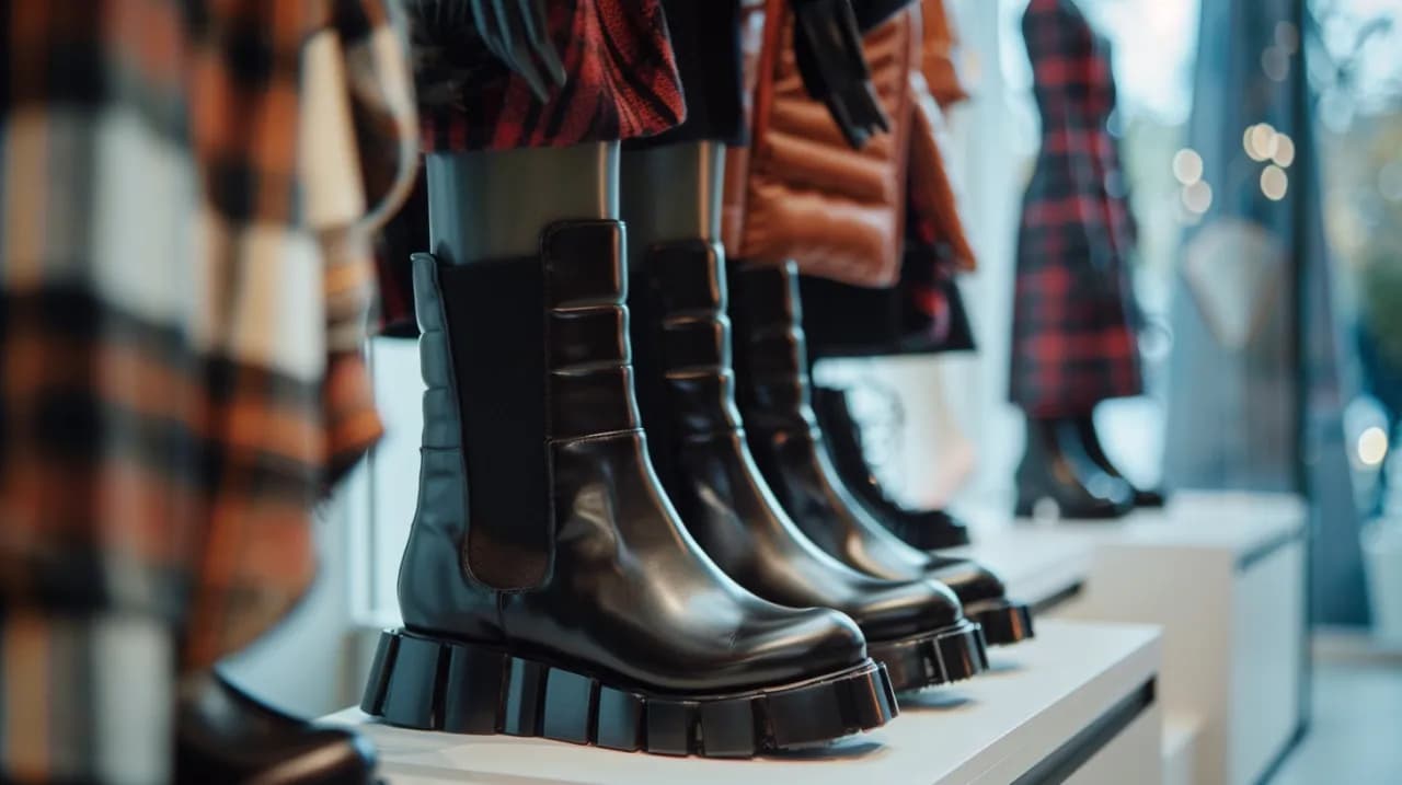 Czarne botki na grubej podeszwie: Oto 5 stylizacji na jesień i zimę