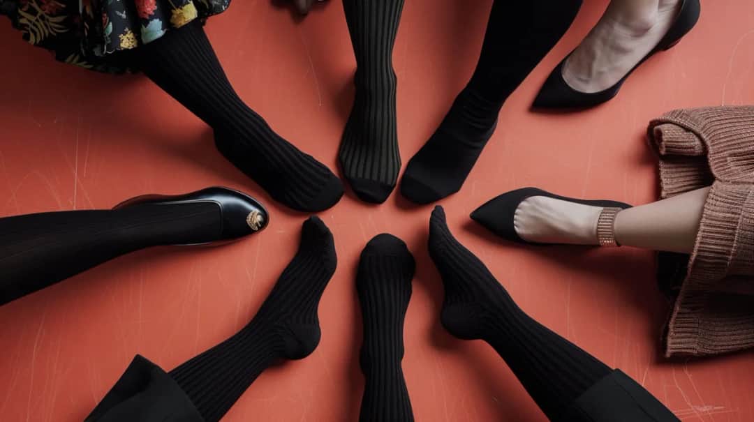 Czarne skarpetki damskie: 7 stylizacji na każdą okazję. Zobacz je!