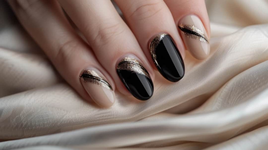 Czy paznokcie czarno beżowe są hitem tego sezonu? Sprawdź!