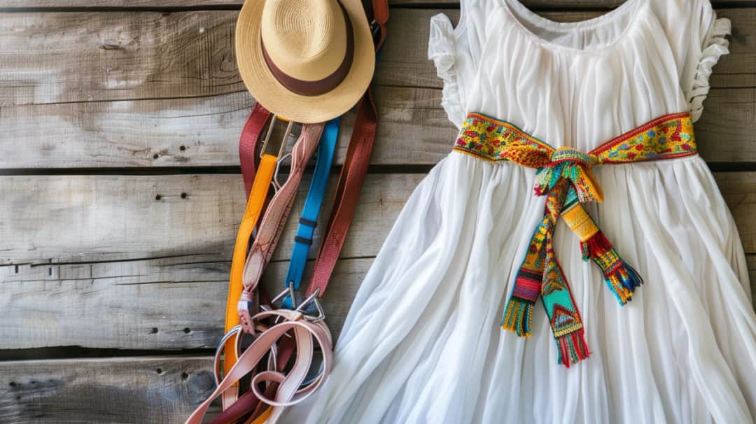 Pasek do białej sukienki: dodaj harakteru letniej sukience!