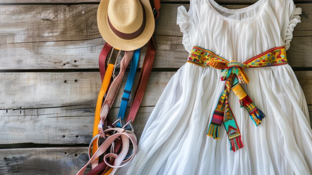 Pasek do białej sukienki: dodaj harakteru letniej sukience!