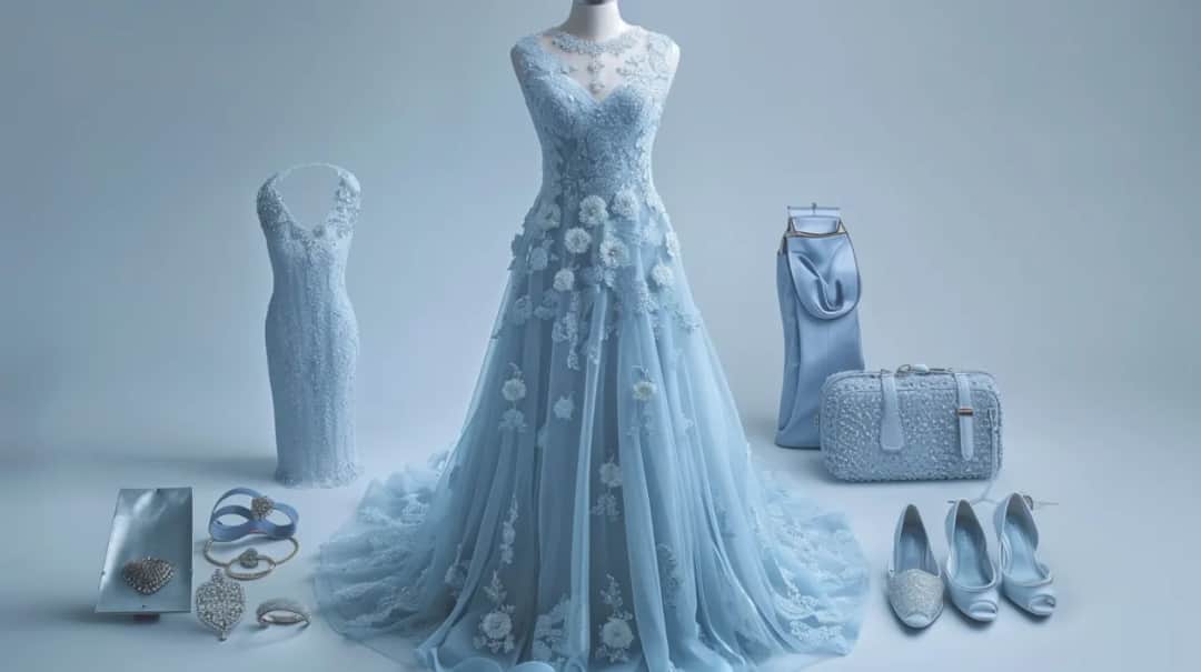 Błękitna sukienka na wesele: 5 stylizacji, które zachwycą gości