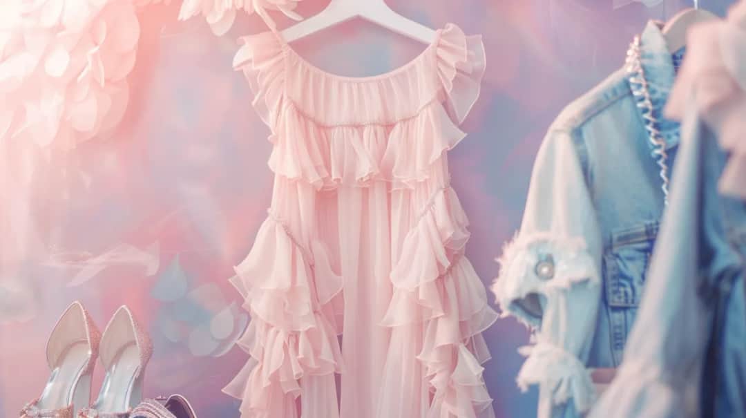 Jak nosić różową sukienkę z falbankami? Stylizacje na różne okazje